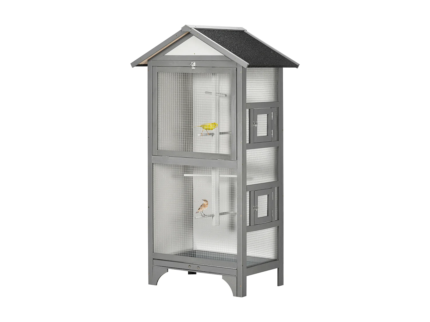 Gaiola para Pássaros PawHut - Conforto e Segurança para Seus Pets