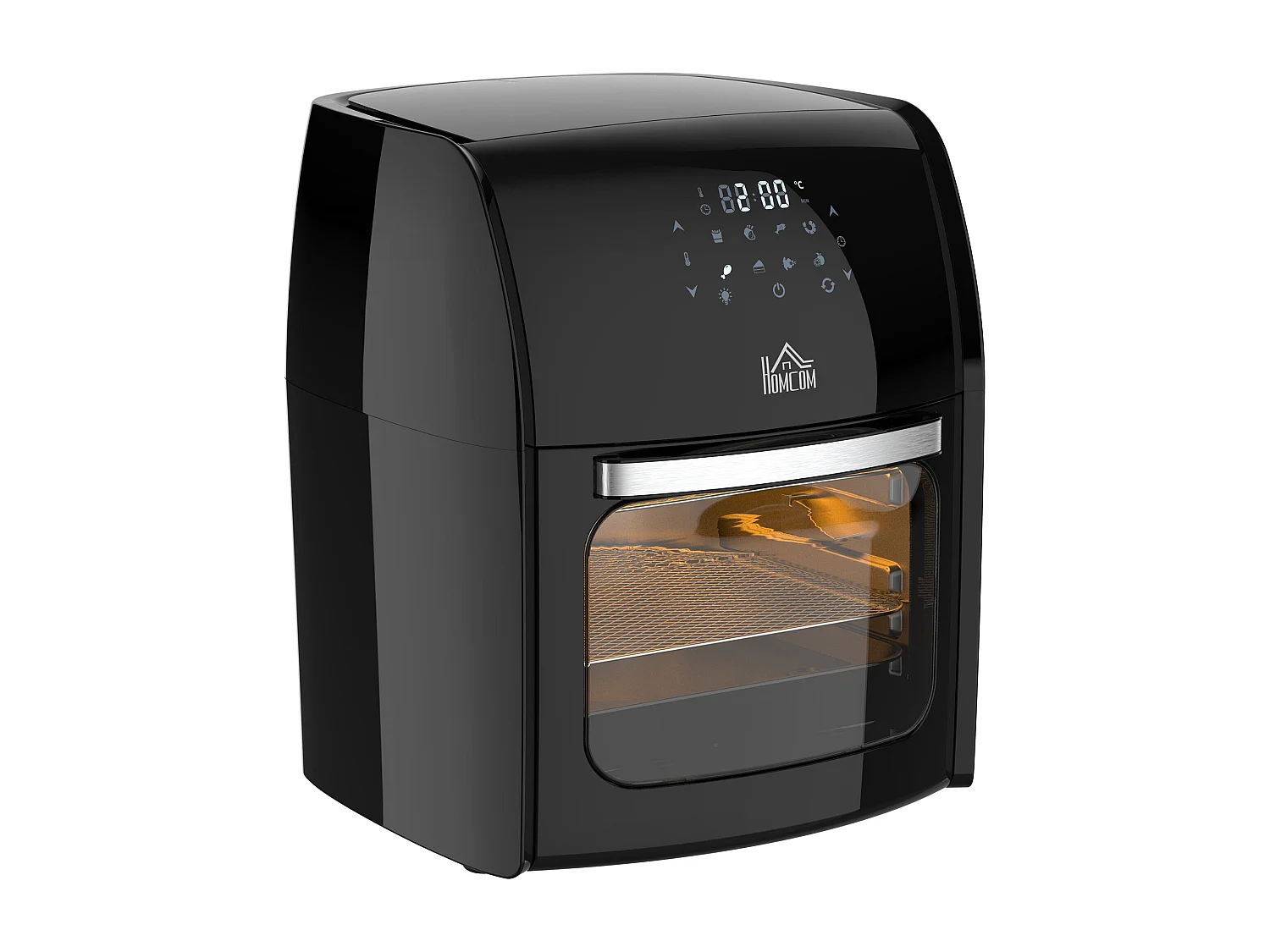 Freidora de aire Homcom Orión 1800W 8 programas 12L negro