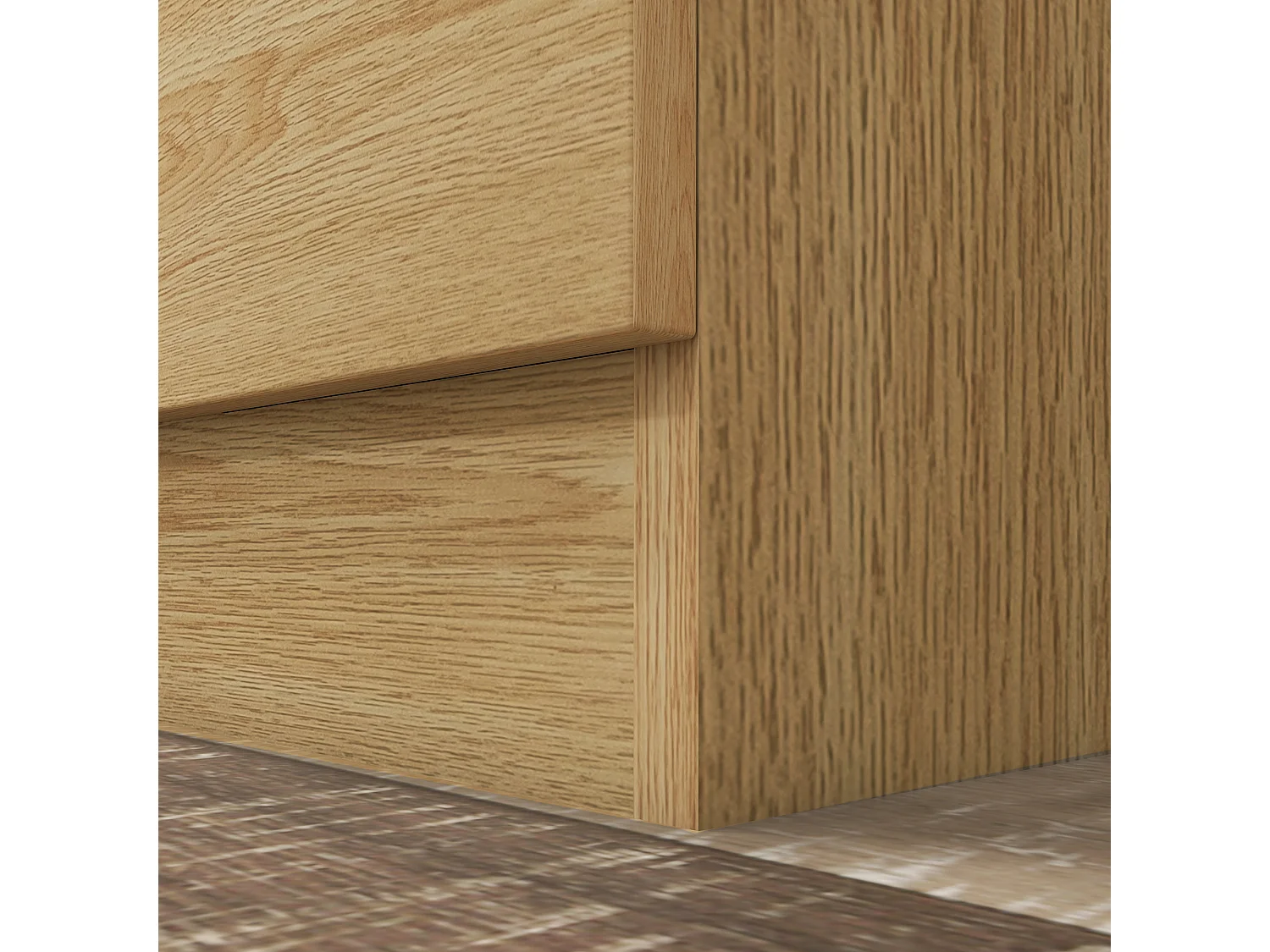 Alacena de cocina roble 90x40x170 cm HOMCOM