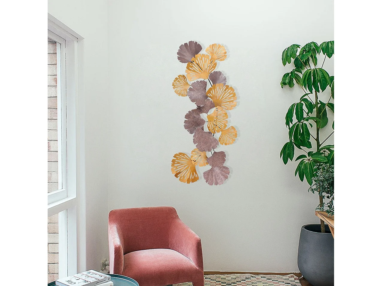 Acessório Decorativo de Parede em Metal Gergo - Elegância e Estilo para Seu Espaço