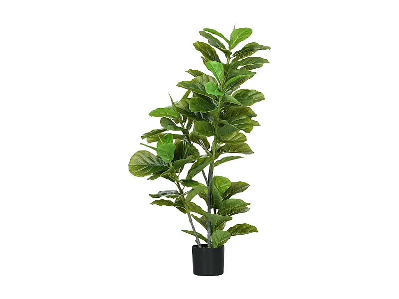 Planta ficus artificial verde 15x15x110 cm HOMCOM
