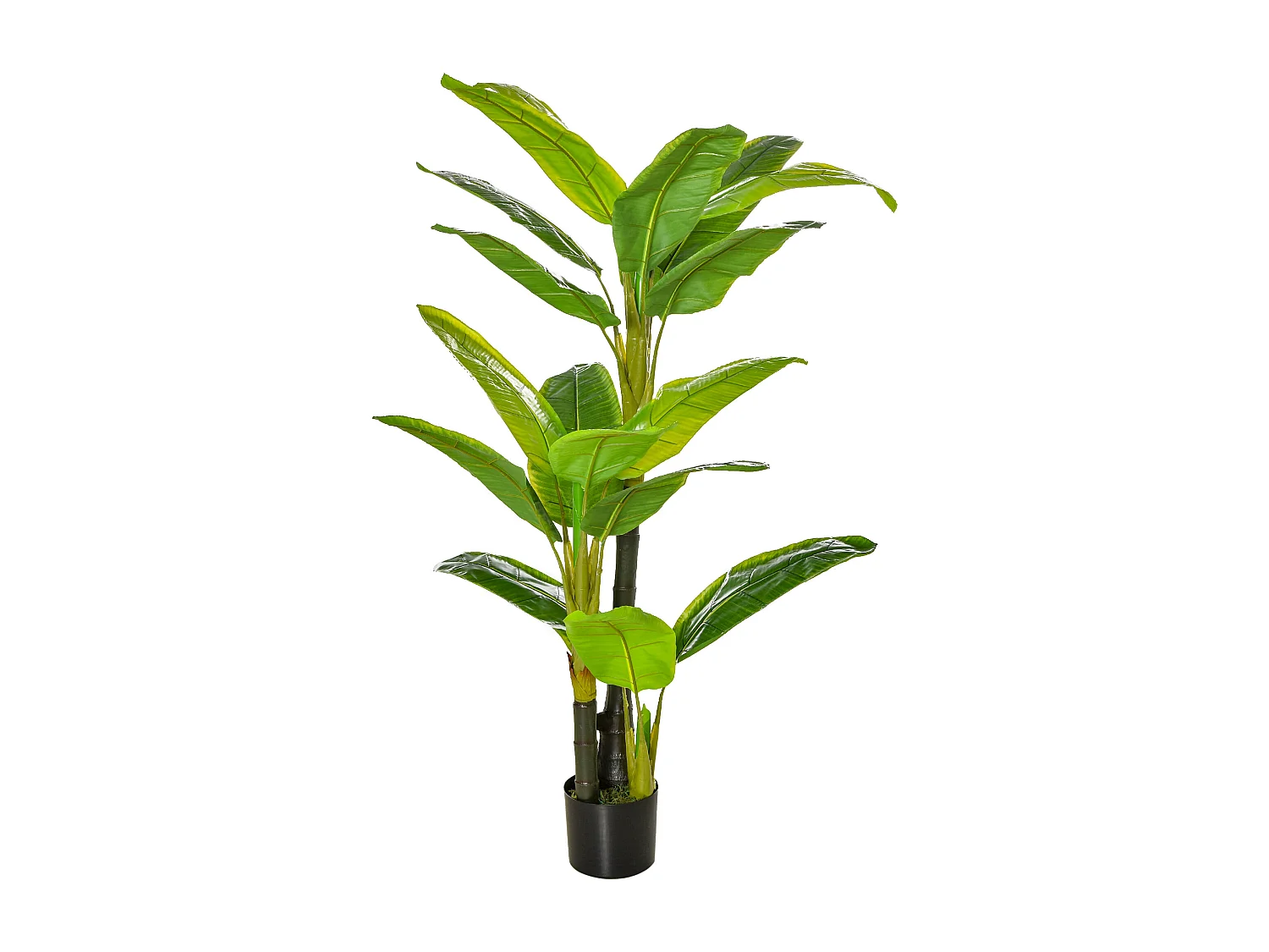 Bananeira Artificial de 150 cm com Vaso - Planta Decorativa Realista para Casa e Escritório
