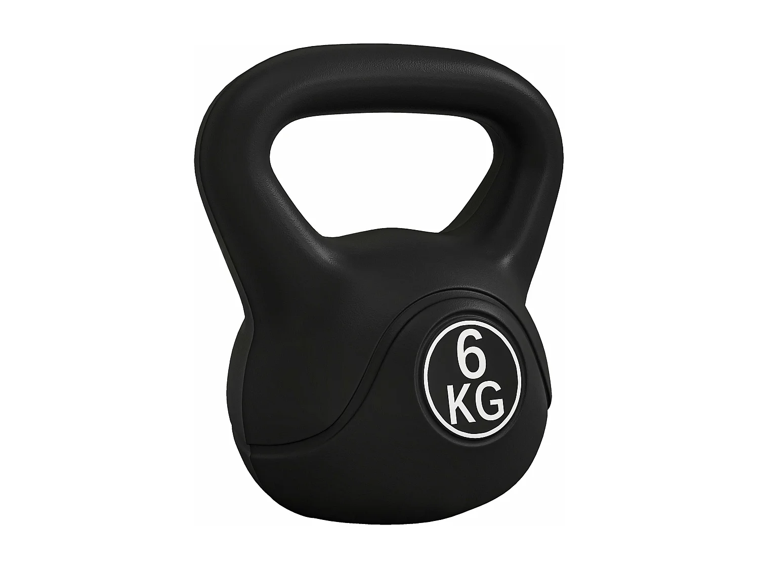 Kettlebell HOMCOM de 6 kg com Punho Antiderrapante para Treinos em Casa e Ginásio