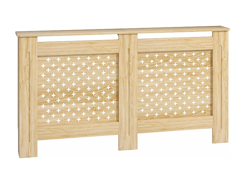 Cobertura de Radiador em MDF - Proteção Estilosa para Ambientes 152x19x82 cm Carvalho