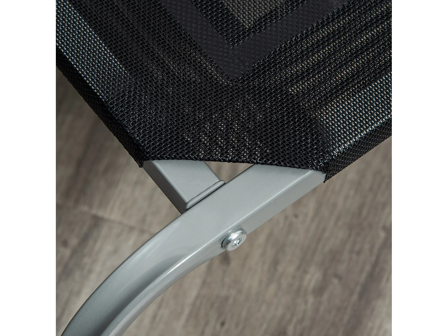 Cama Elevada PawHut para Cães e Gatos - Estrutura Resistente e Tecido Transpirável, 130x90 cm, Preto