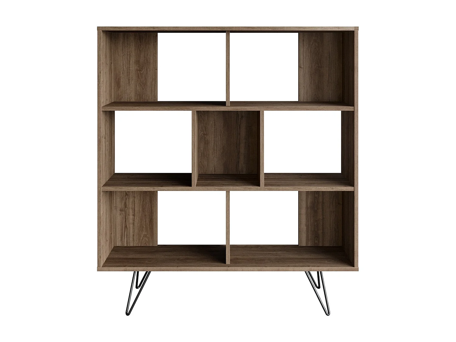 Estante de Livros Mistico em Nogueira - Elegância e Versatilidade para Seu Espaço