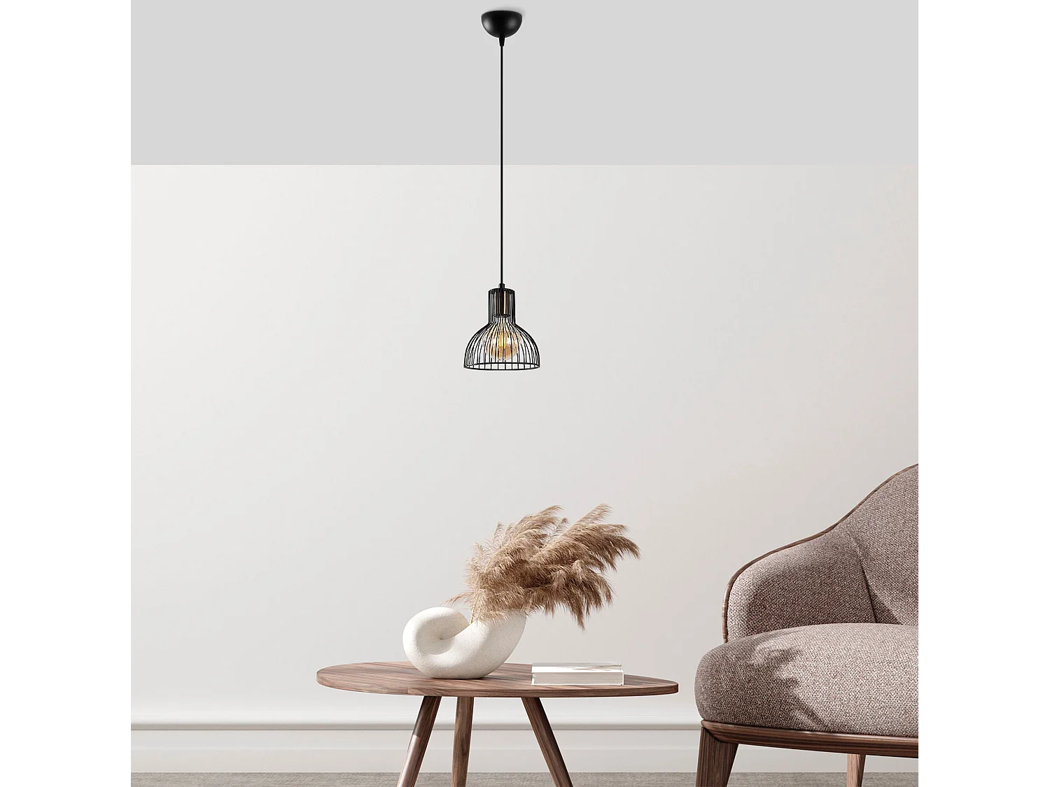 Candeeiro de Metal Elegante - Design Moderno e Sofisticado