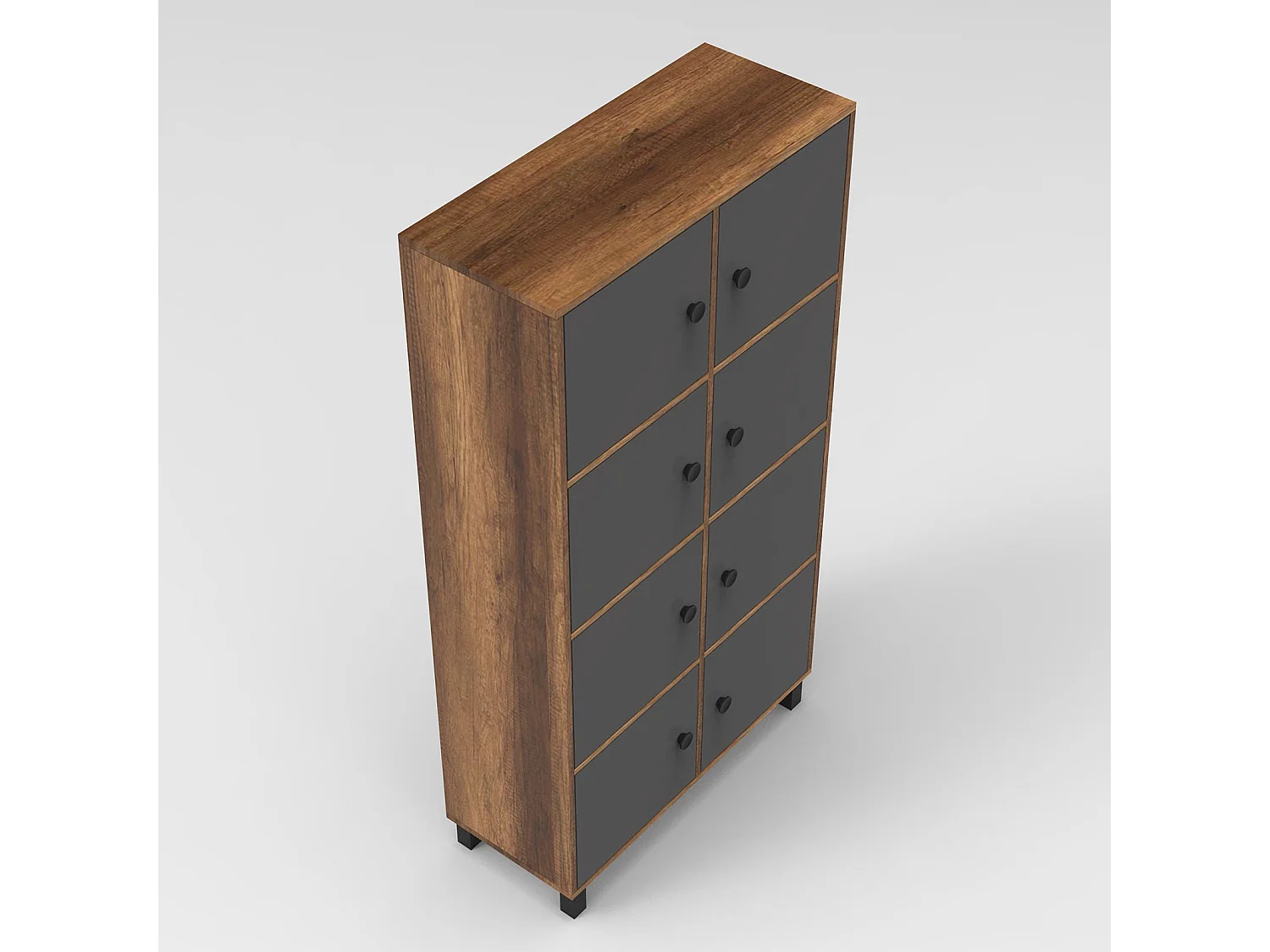 Armário Multiusos Moderno e Industrial para Casa e Escritório