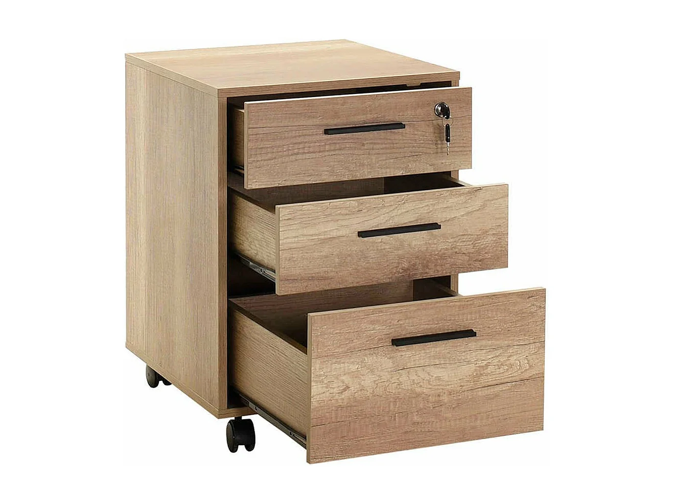 Armário Multifuncional Neusa - Estilo Moderno em Carvalho para Escritório e Casa