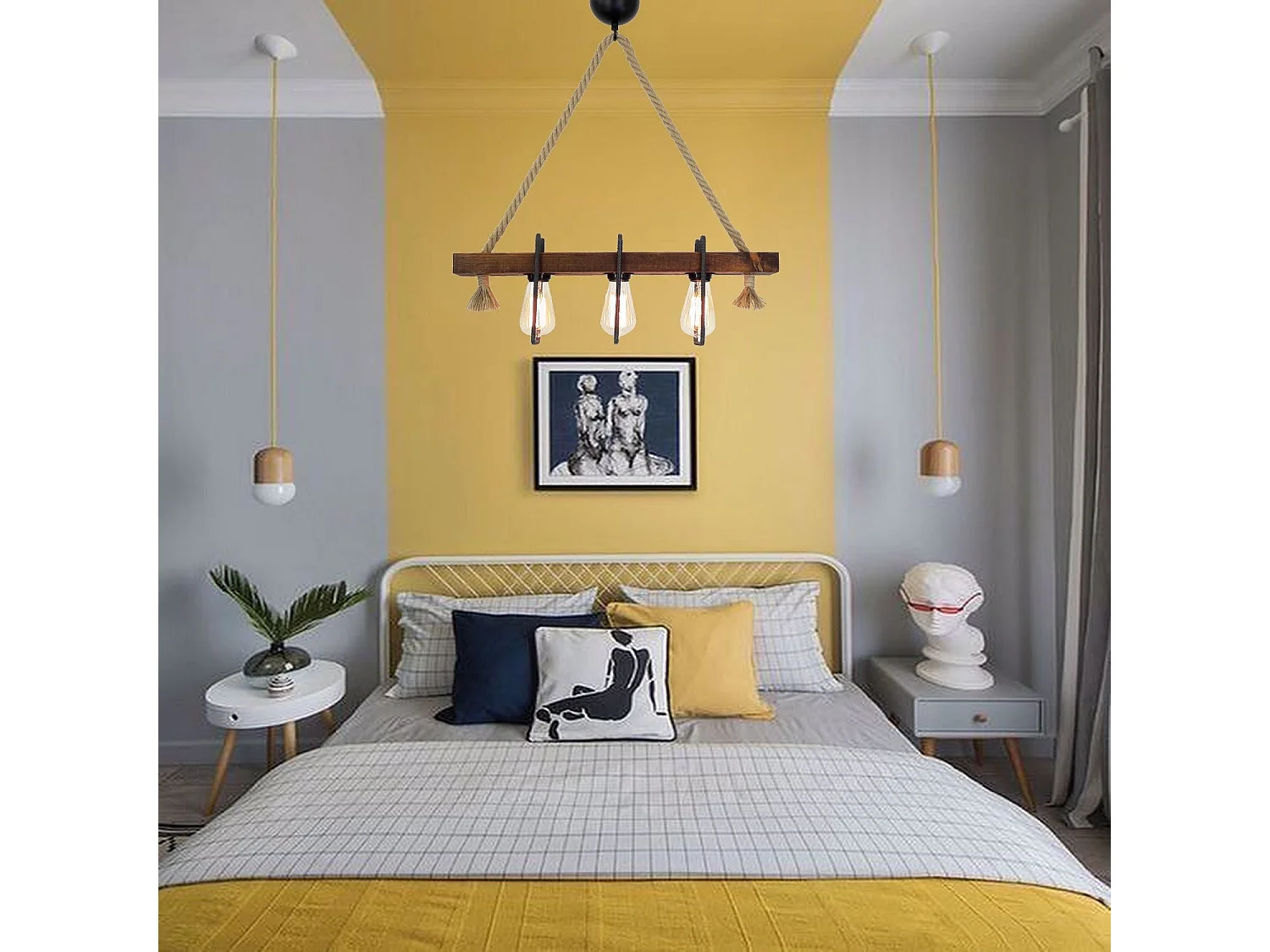 Candeeiro Artesanal em Pinho Maciço - Elegância e Durabilidade para o Seu Espaço