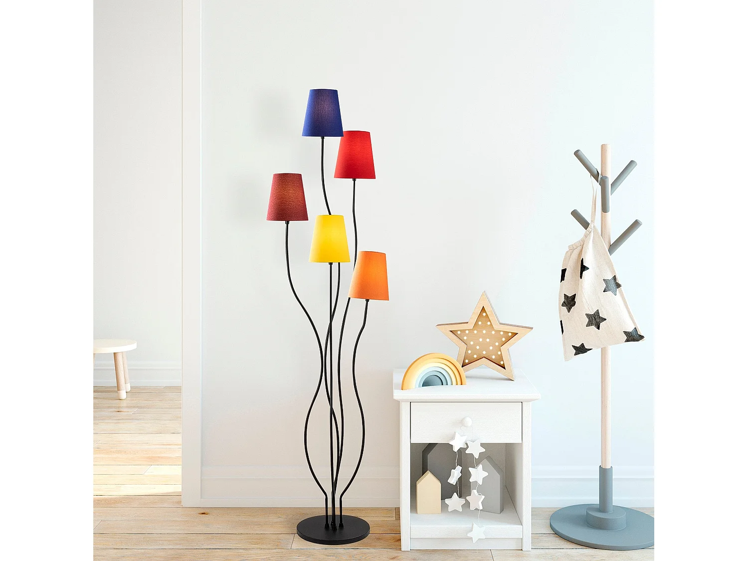 Candeeiro de Pé Moderno Bonibon - Elegância e Estilo para a Sua Casa