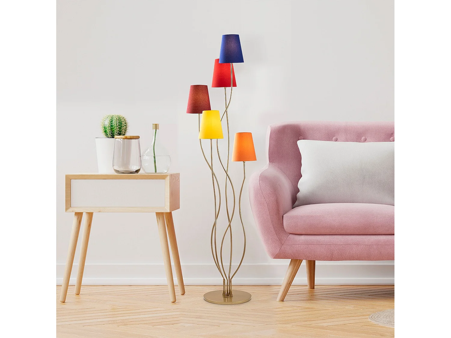 Candeeiro de Pé Moderno Bonibon - Iluminação Elegante para Sua Casa