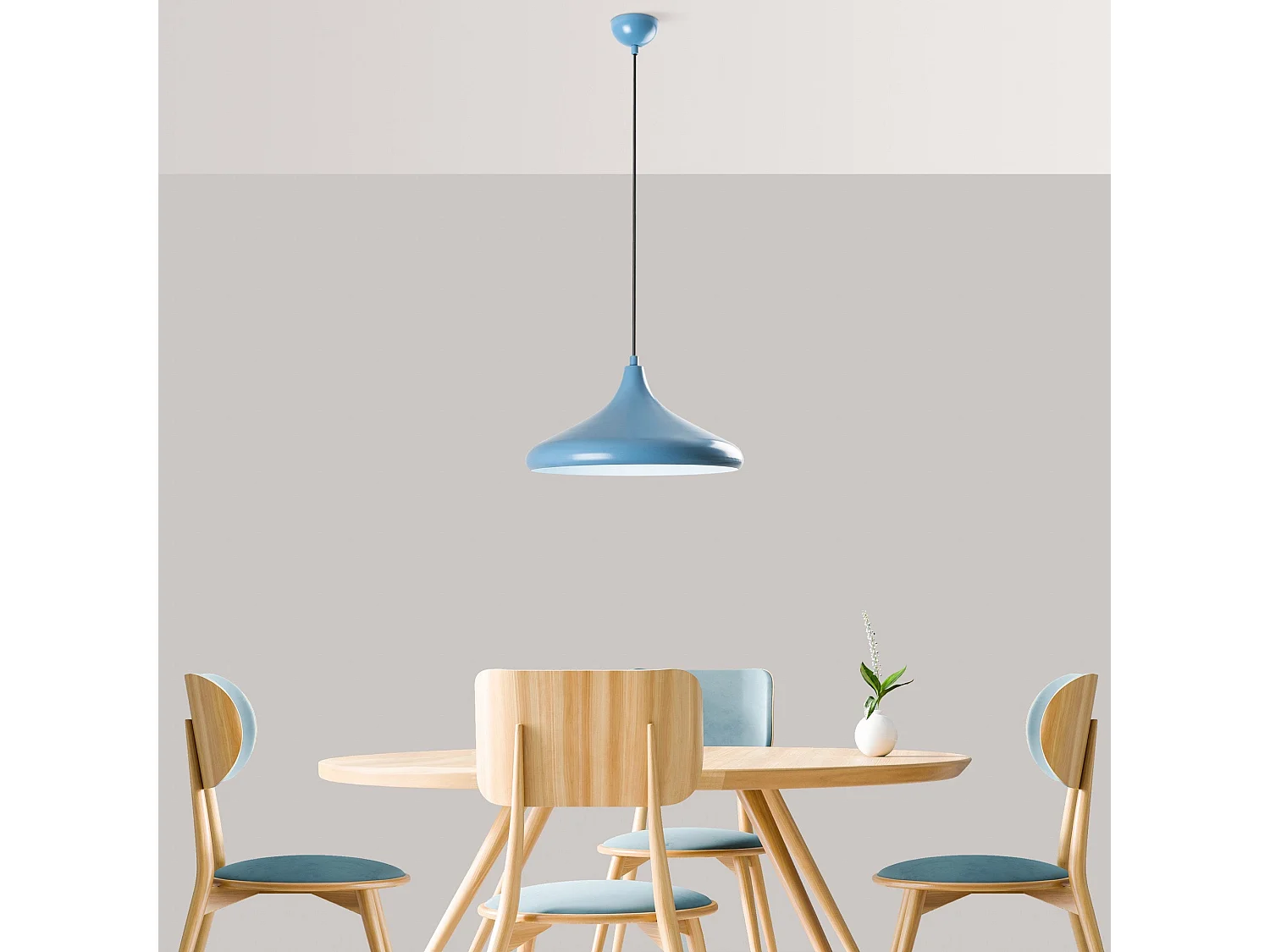 Candeeiro Elegante Azul Claro Eysan - Iluminação Sofisticada para a Sua Casa