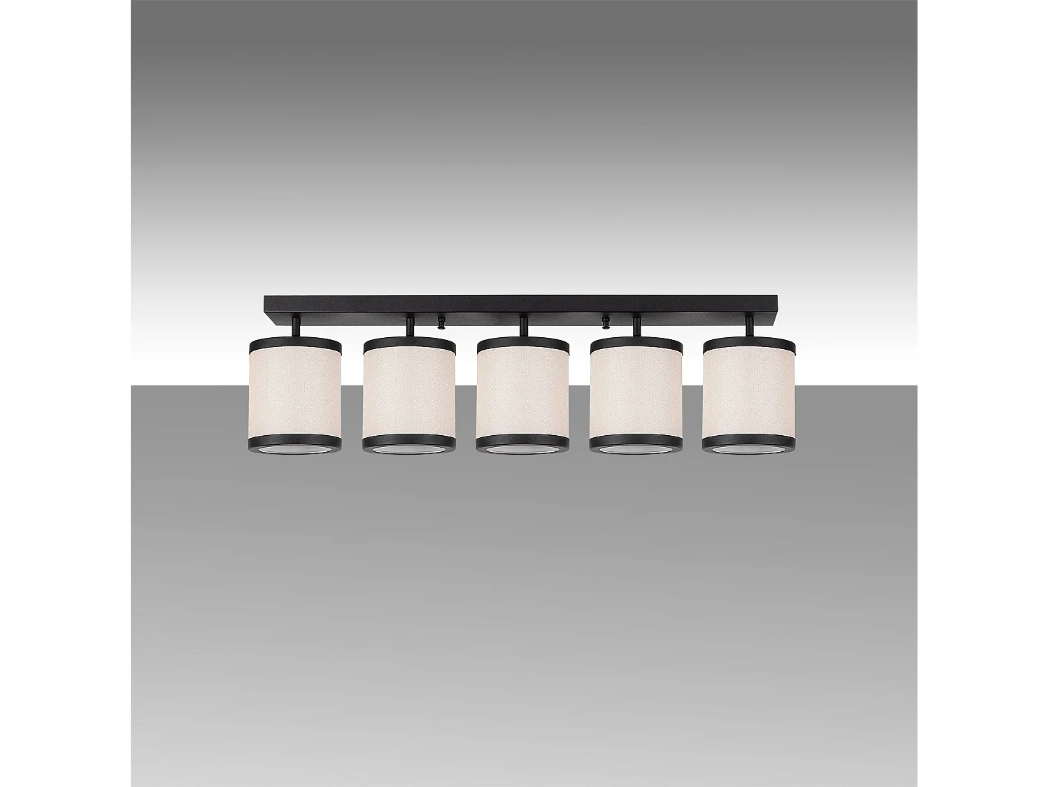 Candeeiro Elegante em Metal e Tecido - Design Moderno e Sofisticado