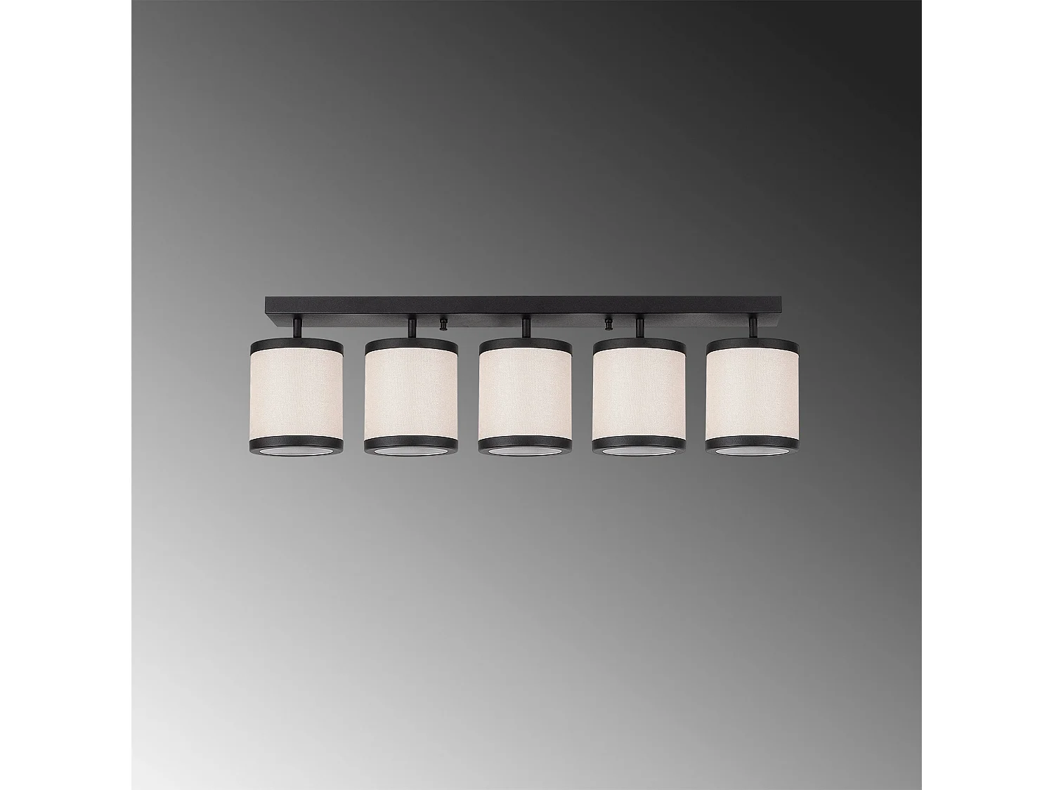 Candeeiro Elegante em Metal e Tecido - Design Moderno e Sofisticado