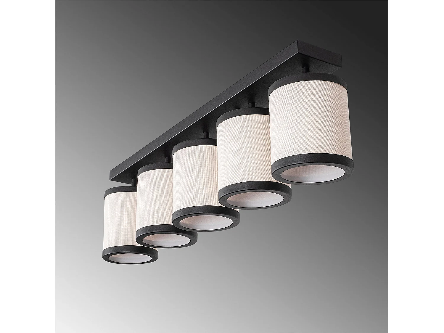 Candeeiro Elegante em Metal e Tecido - Design Moderno e Sofisticado