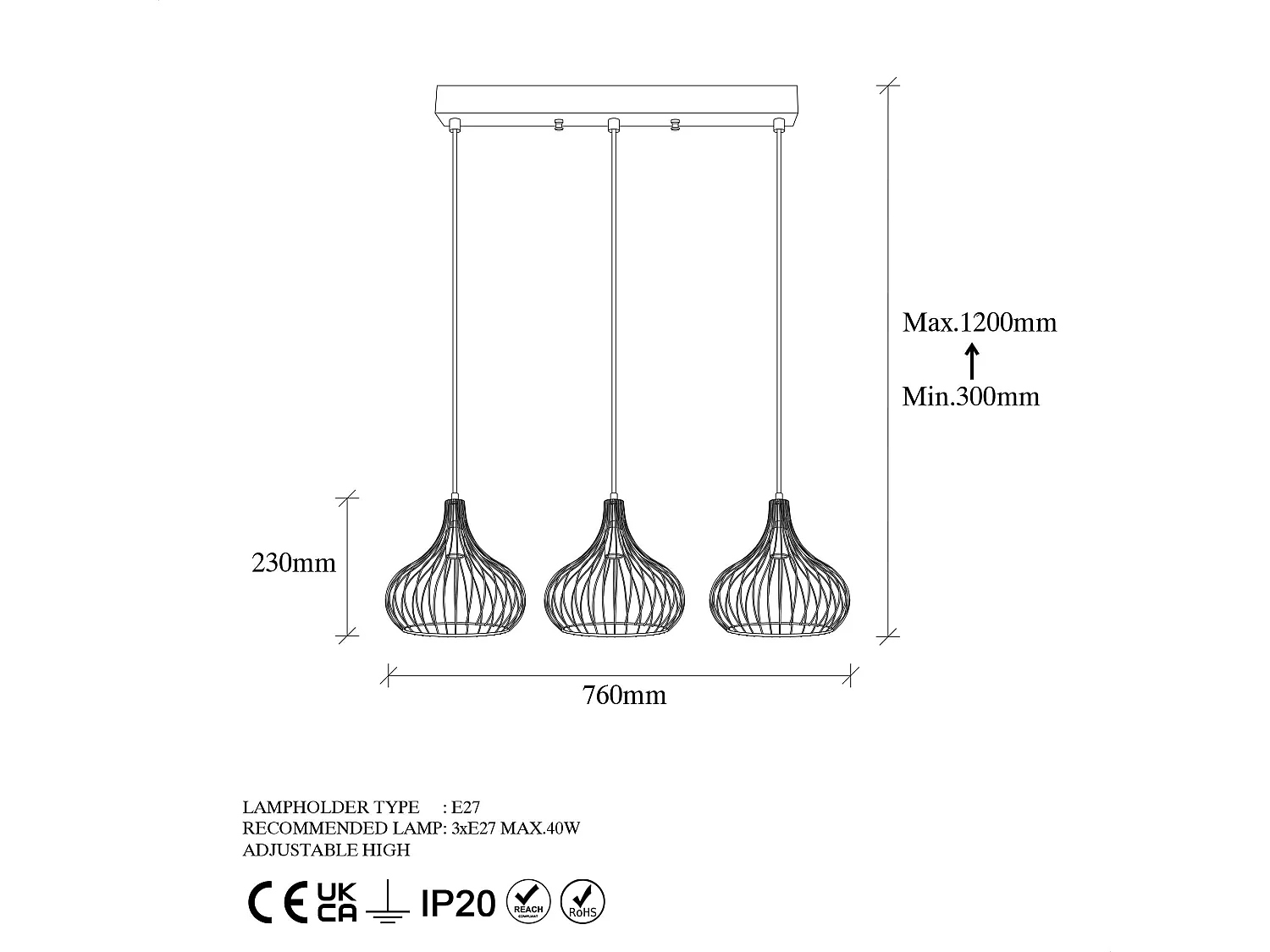 Candeeiro Elegante Teldamla 11925: Sofisticação e Modernidade para o Seu Espaço