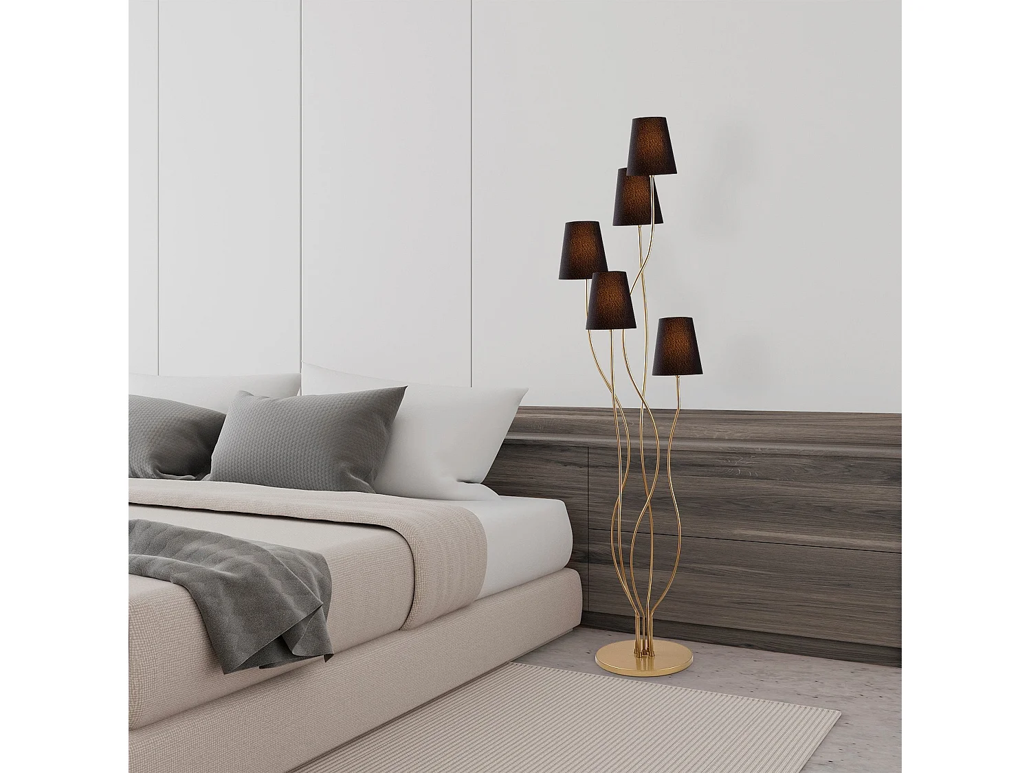 Candeeiro de Pé Moderno Bonibon - Design Elegante e Sofisticado