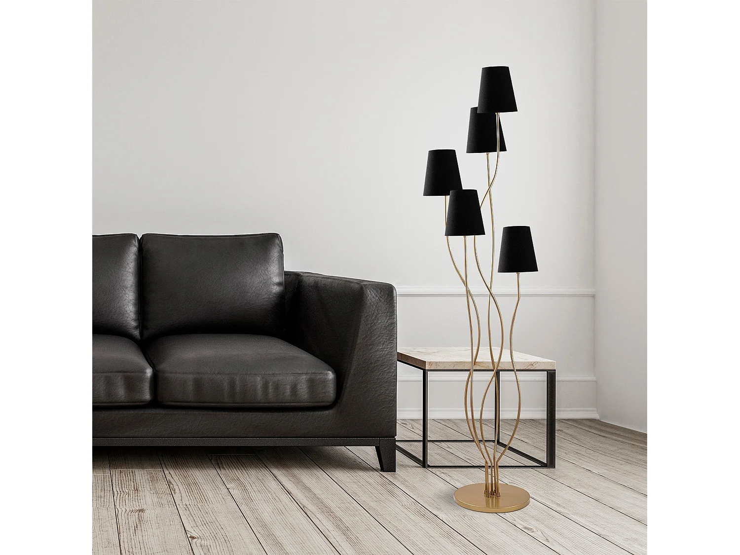 Candeeiro de Pé Moderno Bonibon - Design Elegante e Sofisticado