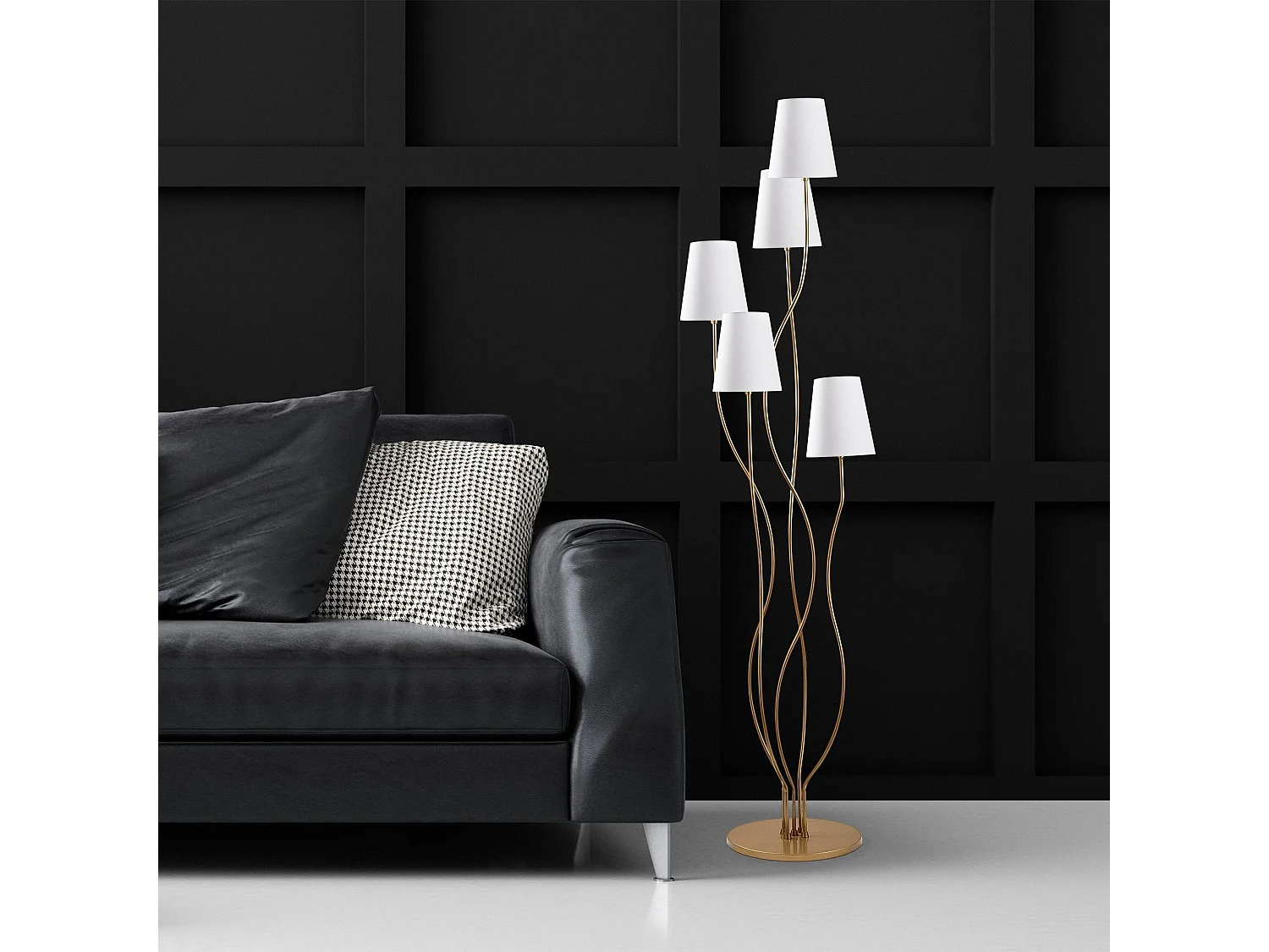 Candeeiro de Pé Elegante Bonibon - Design Luxuoso para Seu Espaço