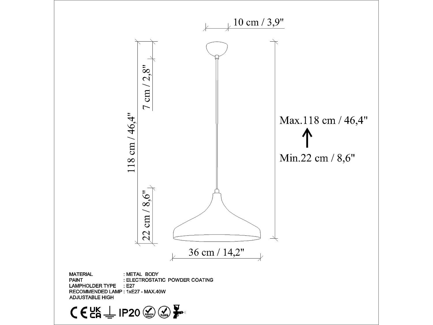 Candeeiro de Teto Mint - Elegância e Sofisticação para sua Casa
