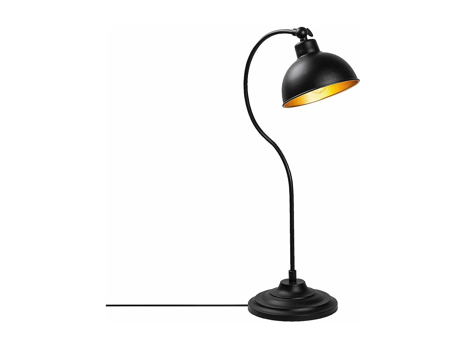 Candeeiro de Mesa Elegante Konika 12262 - Estilo Moderno e Industrial