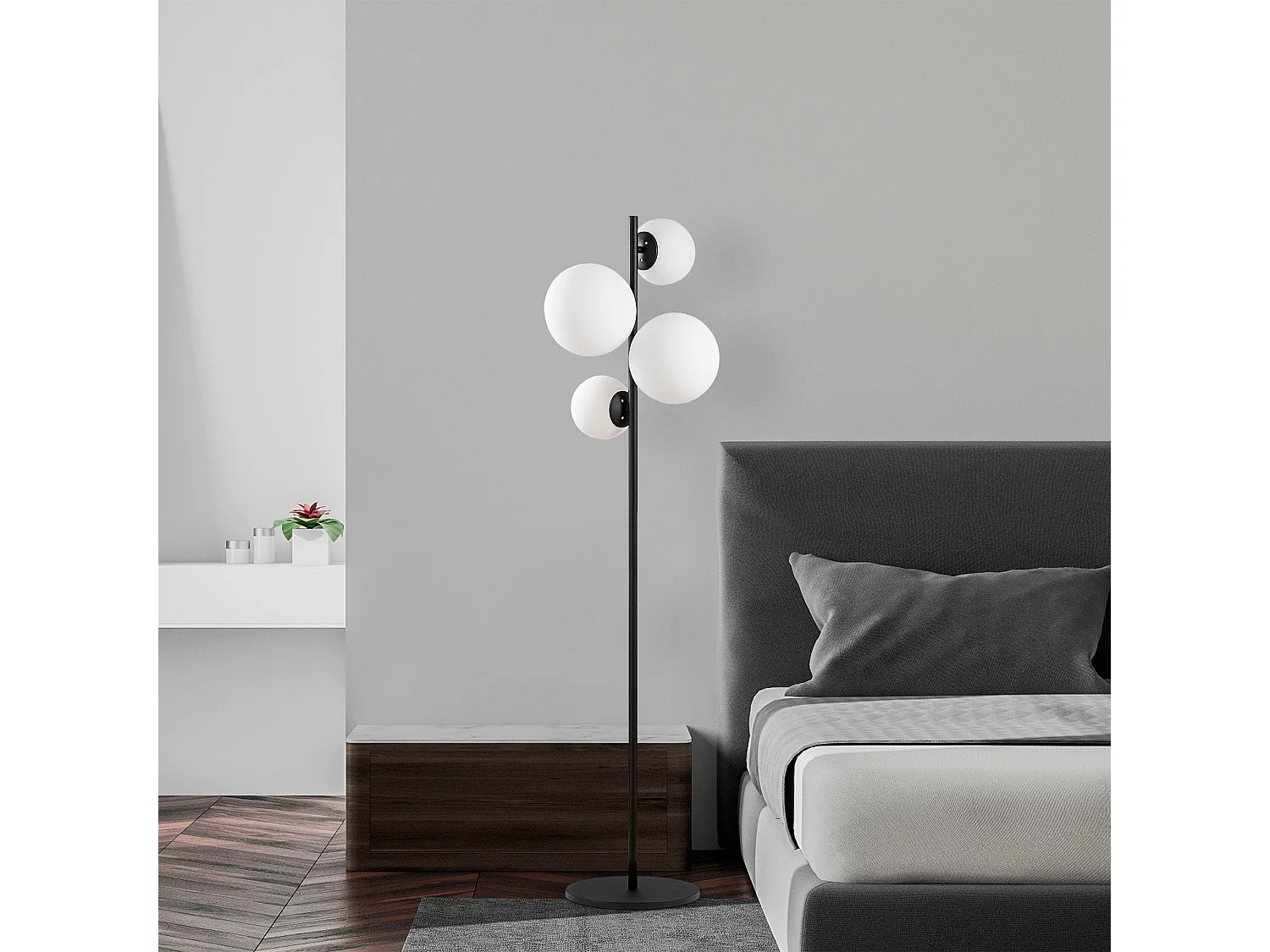 Candeeiro de Pé Fazli 10521 - Estilo Moderno e Elegante para Iluminação Sofisticada