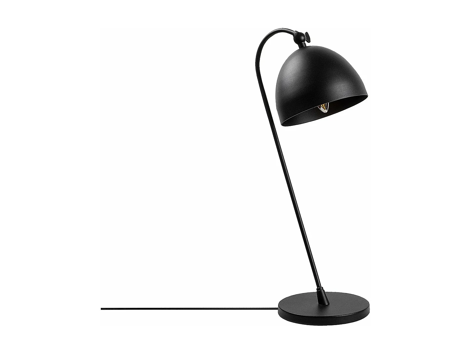 Candeeiro de Mesa Moderno em Preto e Dourado - Elegância e Estilo