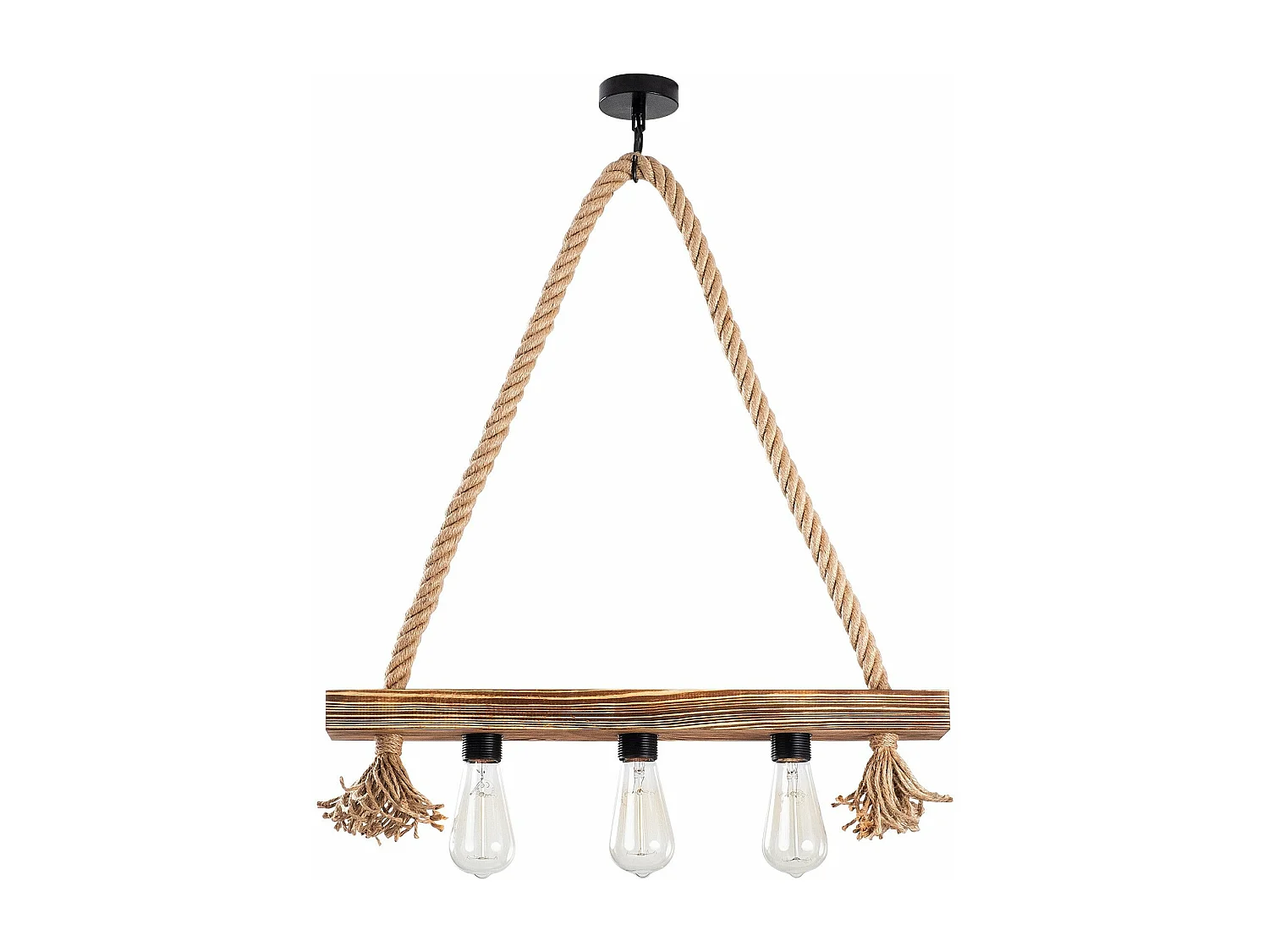 Candeeiro de Madeira Erebos - 105-AV para Ambientes Modernos e Rústicos