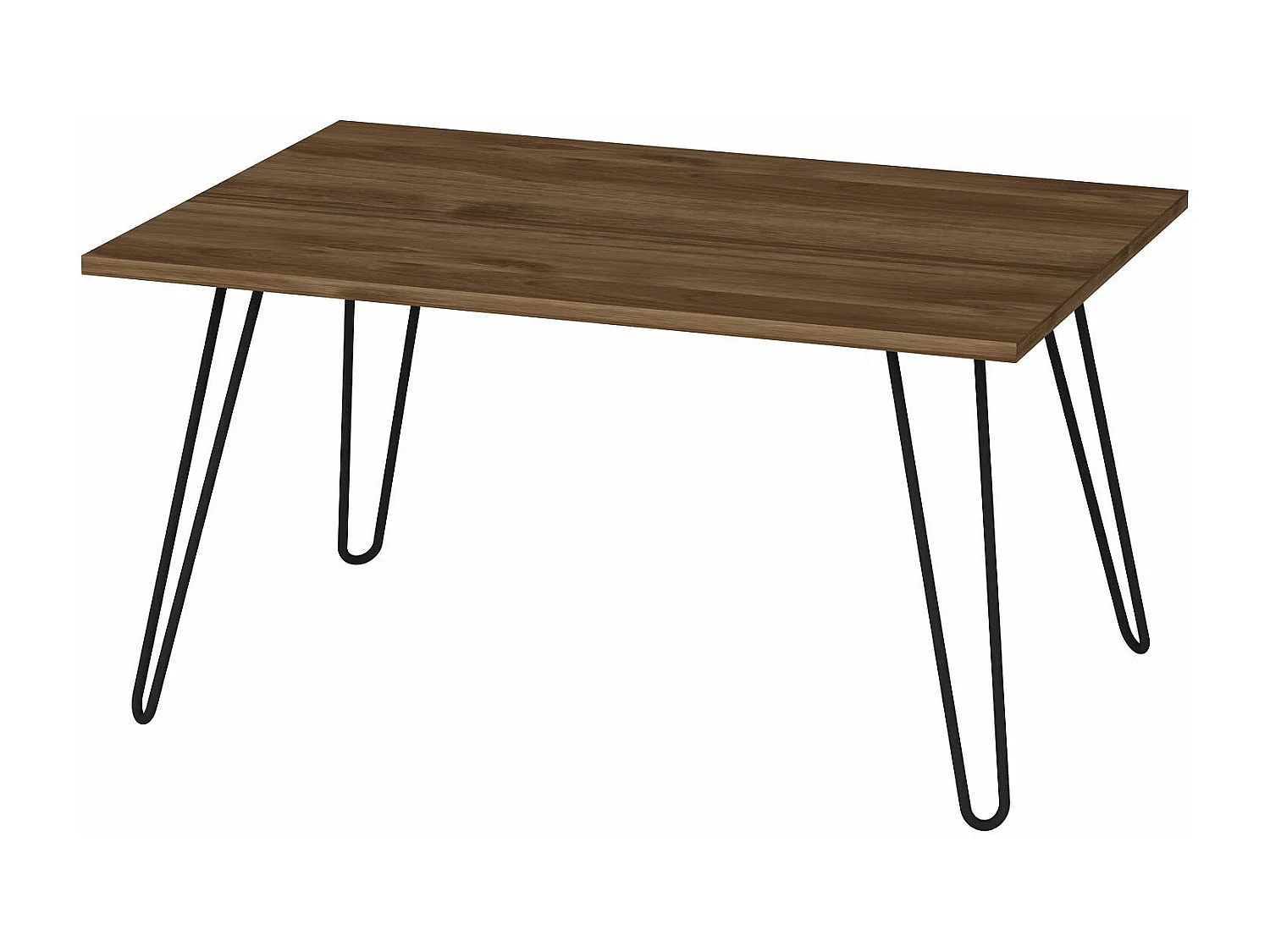 Mesa de Centro Industrial Deren em Nogueira - Elegância e Funcionalidade