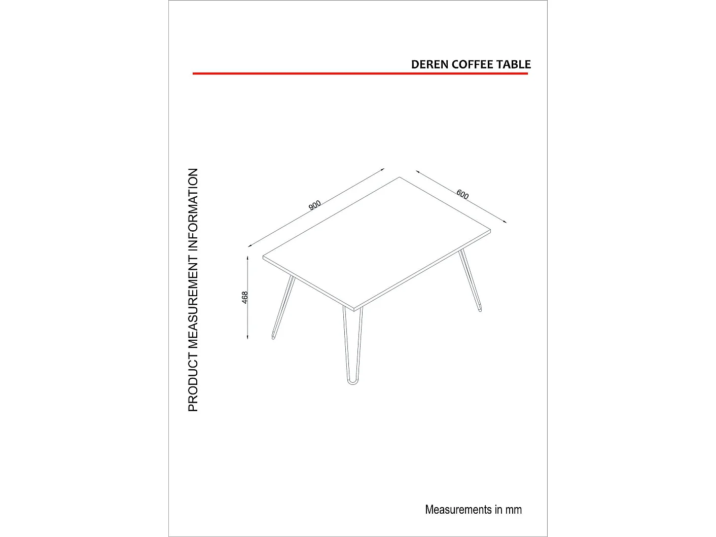 Mesa de Centro Industrial Deren em Nogueira - Elegância e Funcionalidade