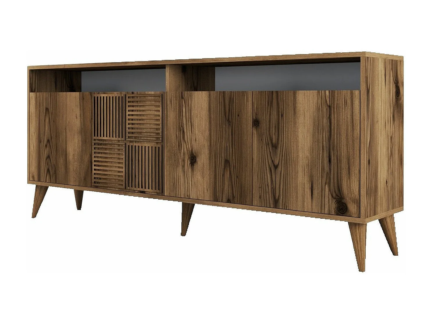 Ensemble buffet et table à manger Kaltes Bois foncé