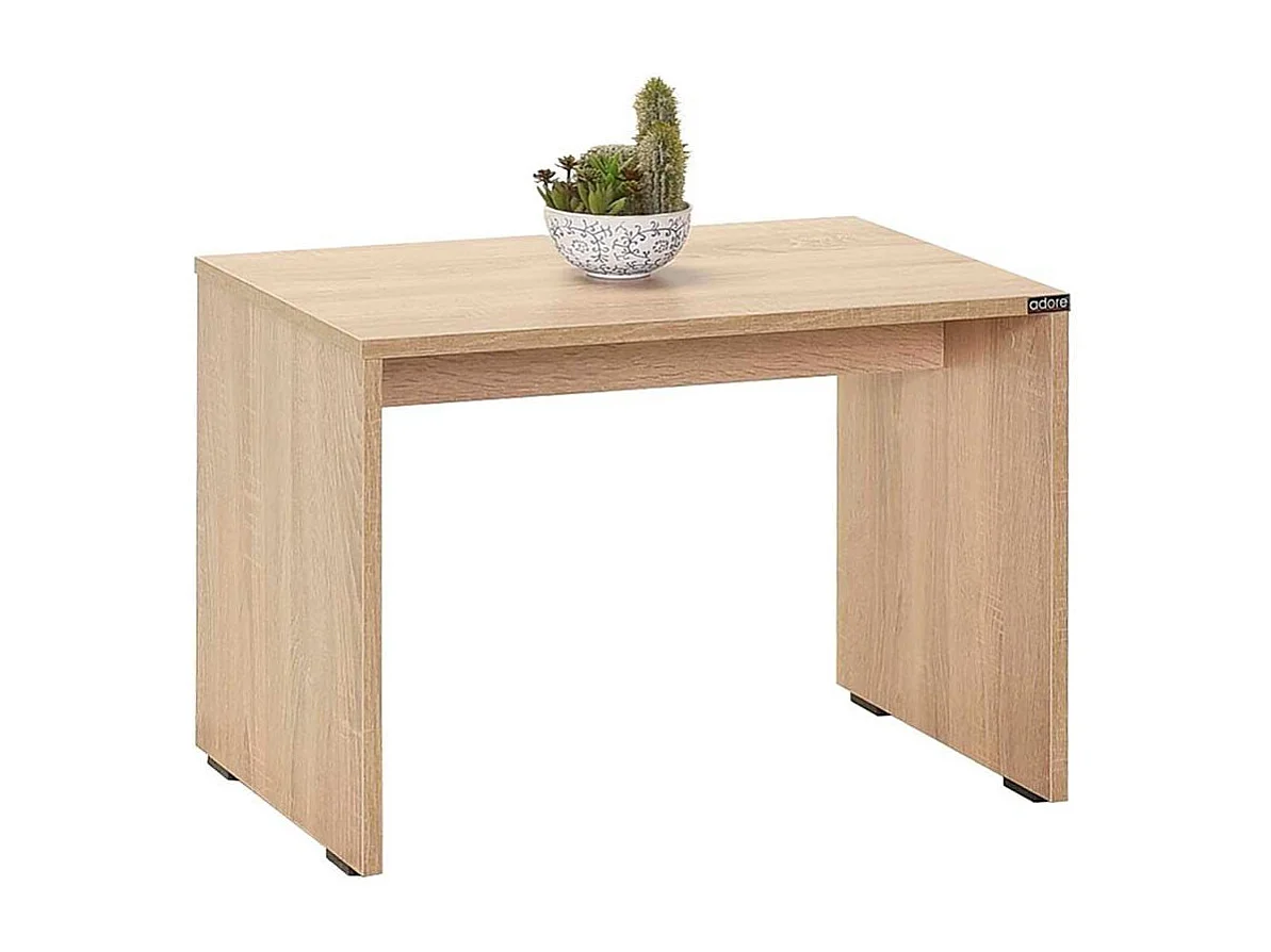 Table basse minimaliste Kirti L60cm Bois clair