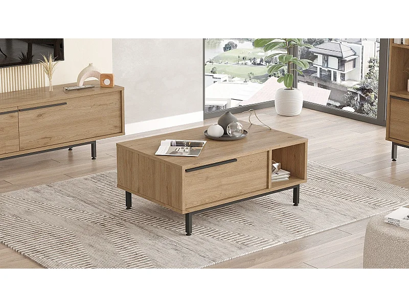 Mesa de Centro On2-S Elegante e Funcional para Sala de Estar