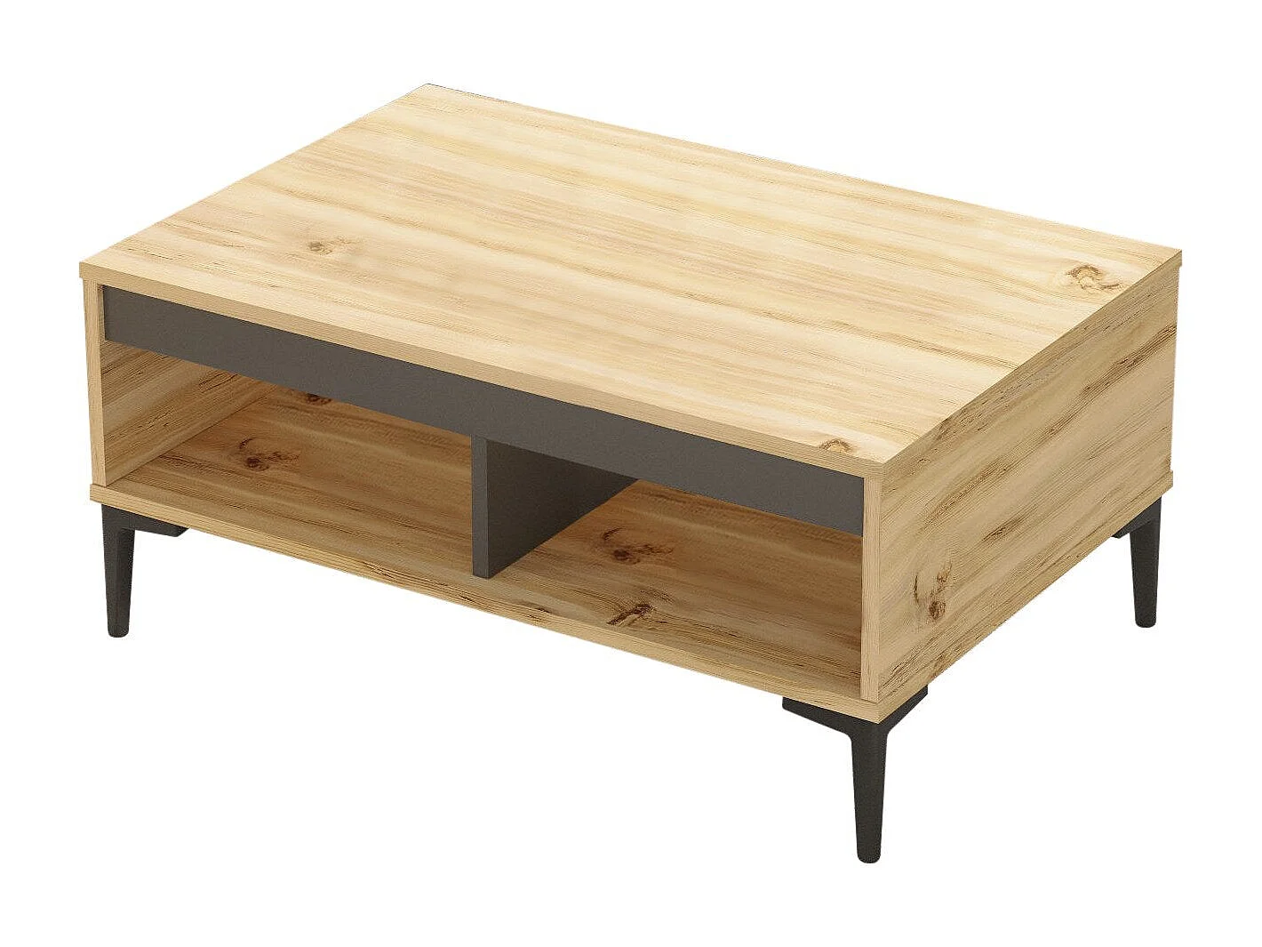 Mesa de Centro Ar2-Ka: Elegância Moderna e Sofisticação Industrial