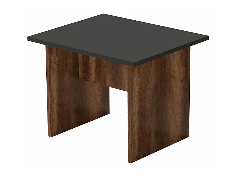 Mesa de Centro Moderna em Nogueira e Antracite - Elegância e Funcionalidade