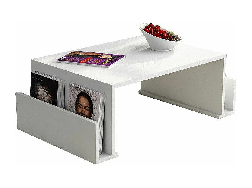 Mesa de Centro Moderna Branca - Elegância e Funcionalidade para sua Sala de Estar