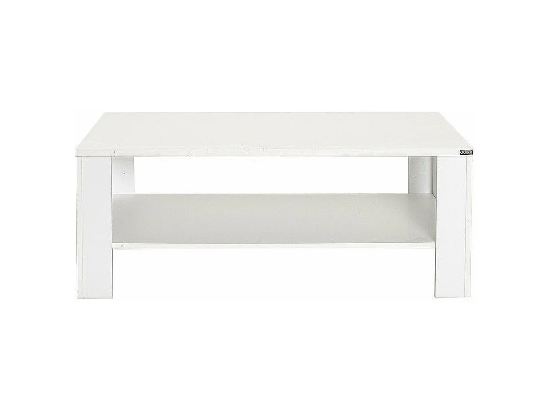 Mesa de Centro Elegante "Luz" em Branco Diamante - Design Moderno e Funcional
