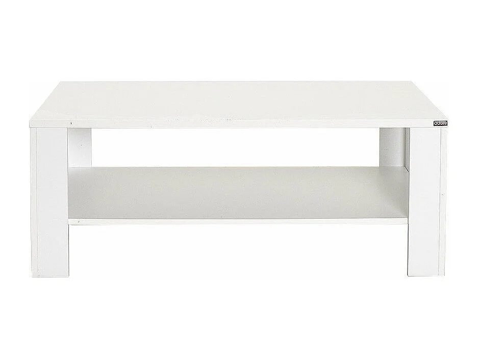 Mesa de Centro Elegante "Luz" em Branco Diamante - Design Moderno e Funcional
