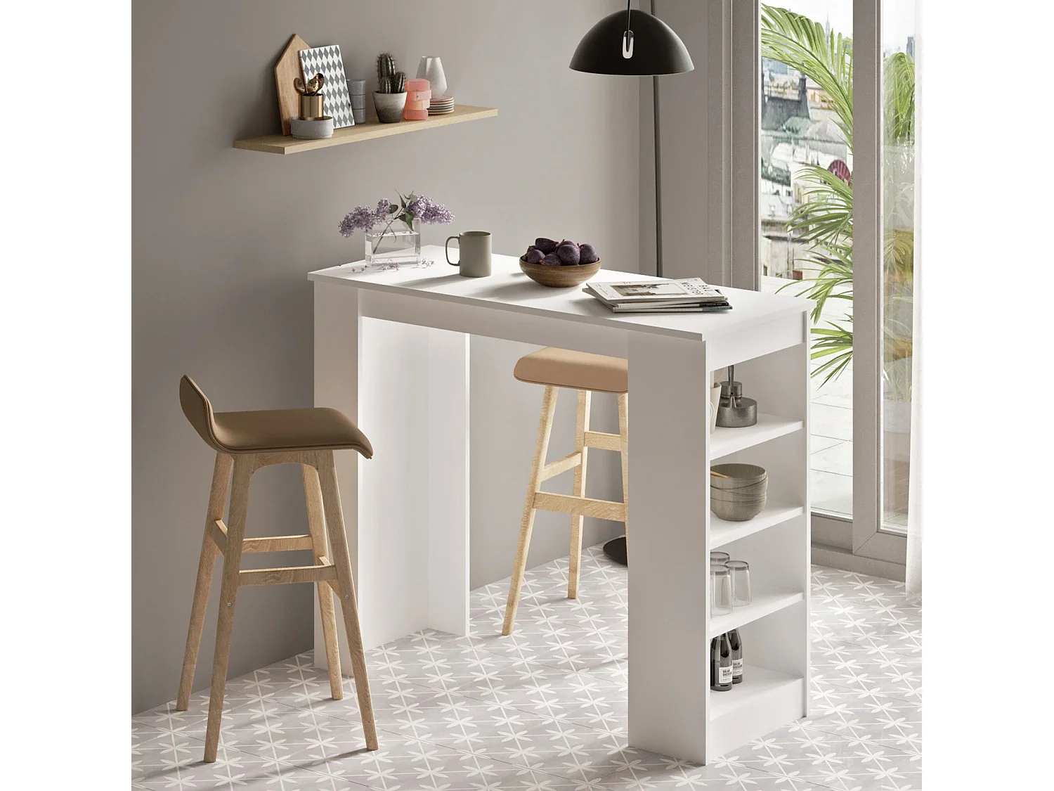 Mesa de Bar Elegante e Moderna para Casa e Escritório