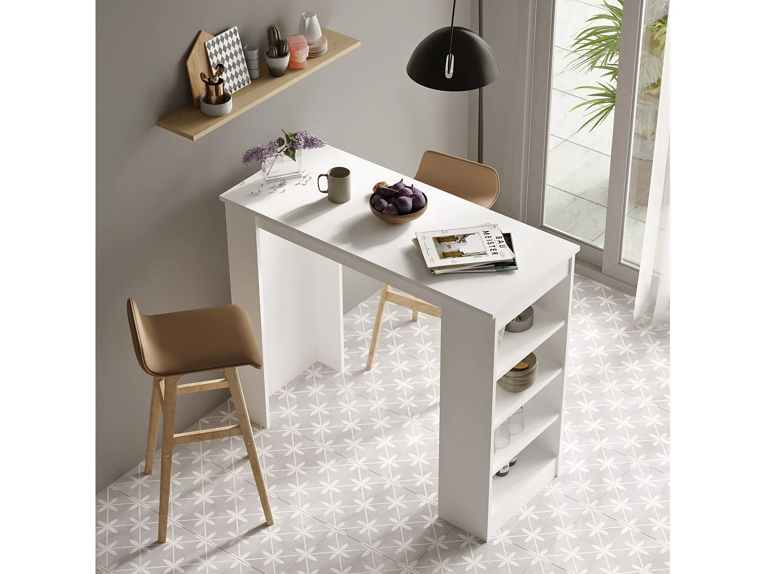 Mesa de Bar Elegante e Moderna para Casa e Escritório