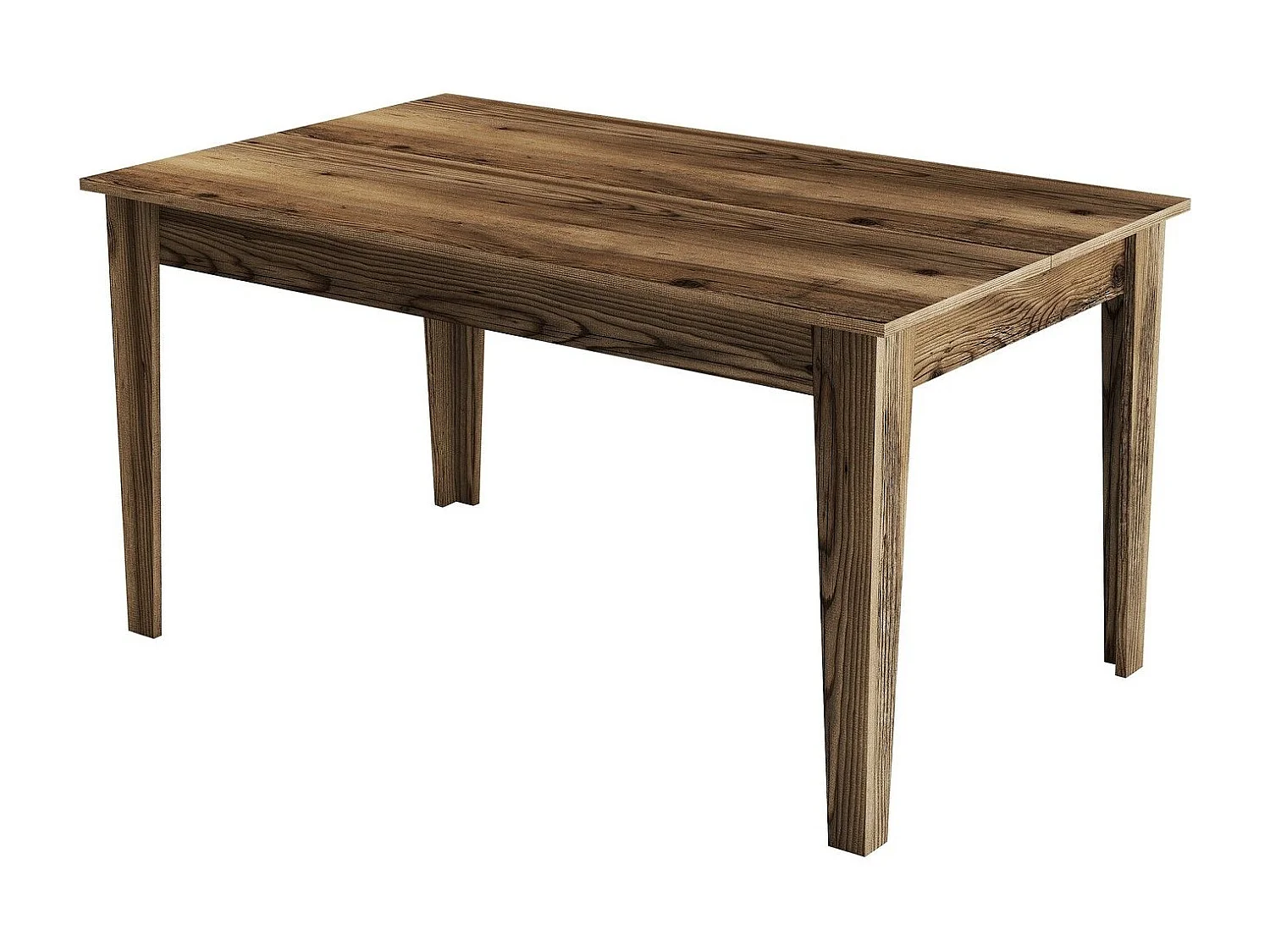 Mesa Kailua B100, Nuez, 75x88x145cm, Aglomerado laminado