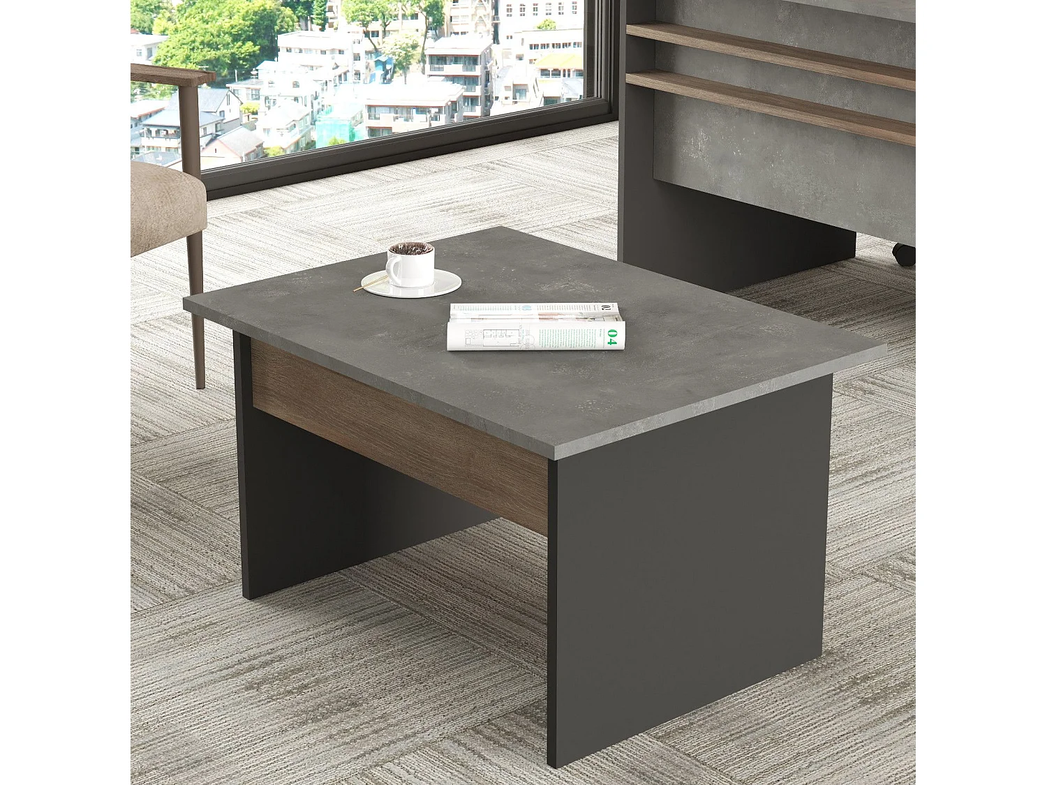 Mesa de Centro Moderna e Elegante - Design Inovador para Qualquer Ambiente