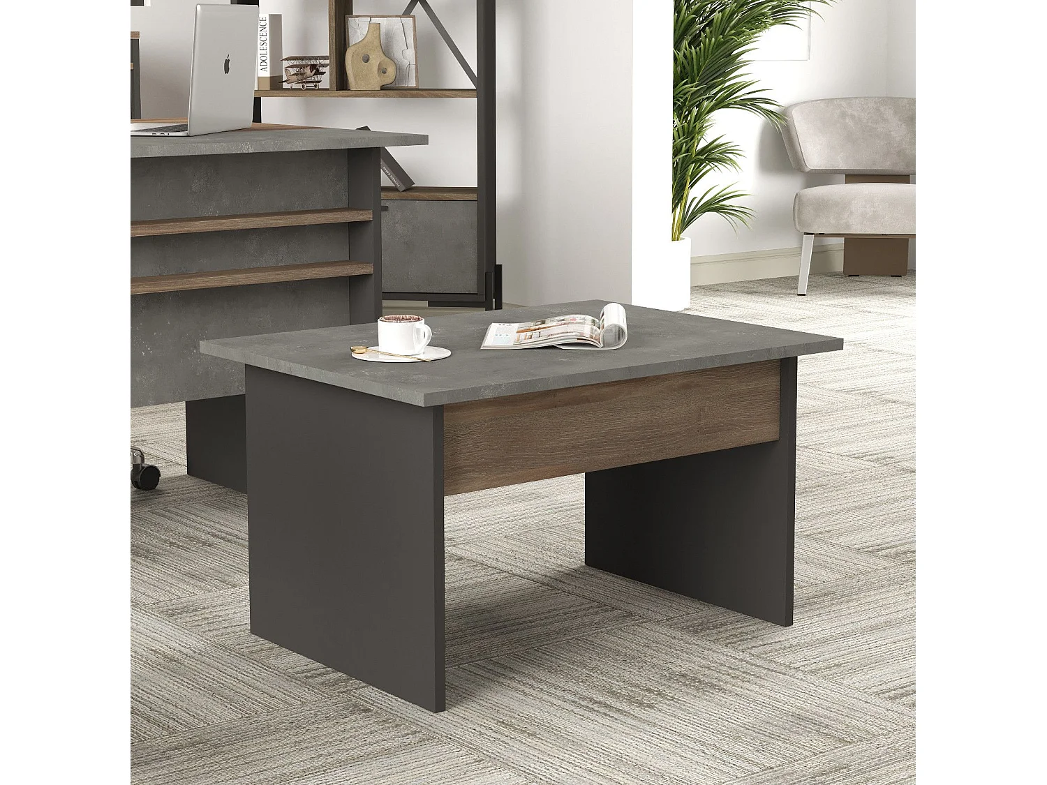 Mesa de Centro Moderna e Elegante - Design Inovador para Qualquer Ambiente