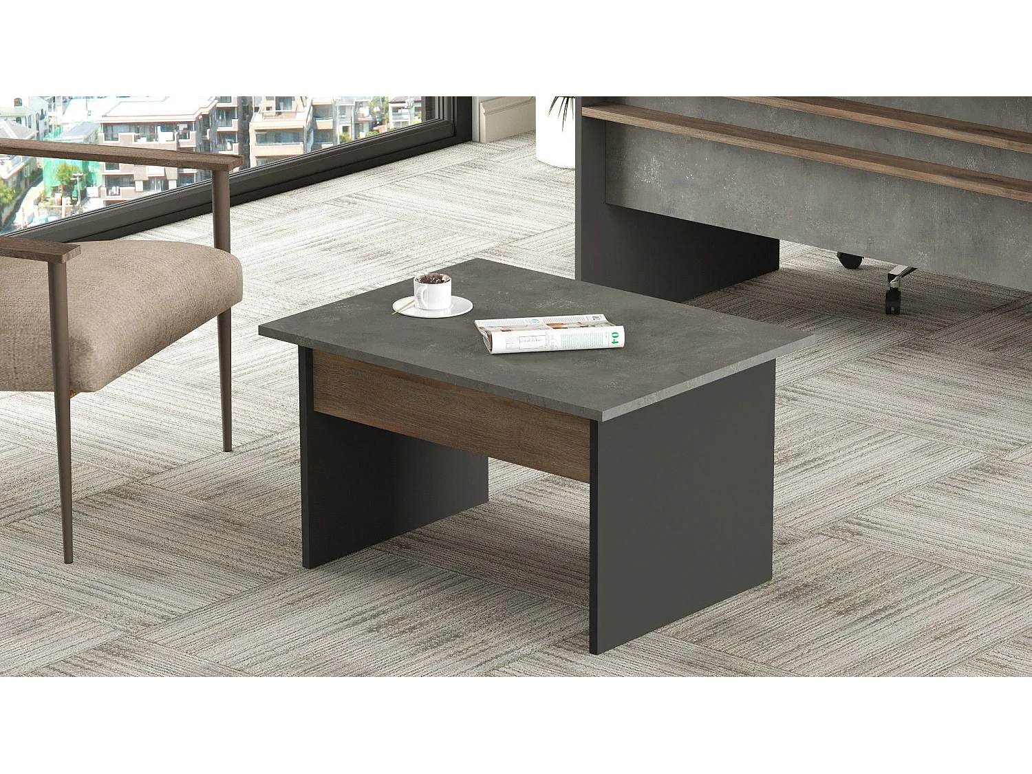 Mesa de Centro Moderna e Elegante - Design Inovador para Qualquer Ambiente