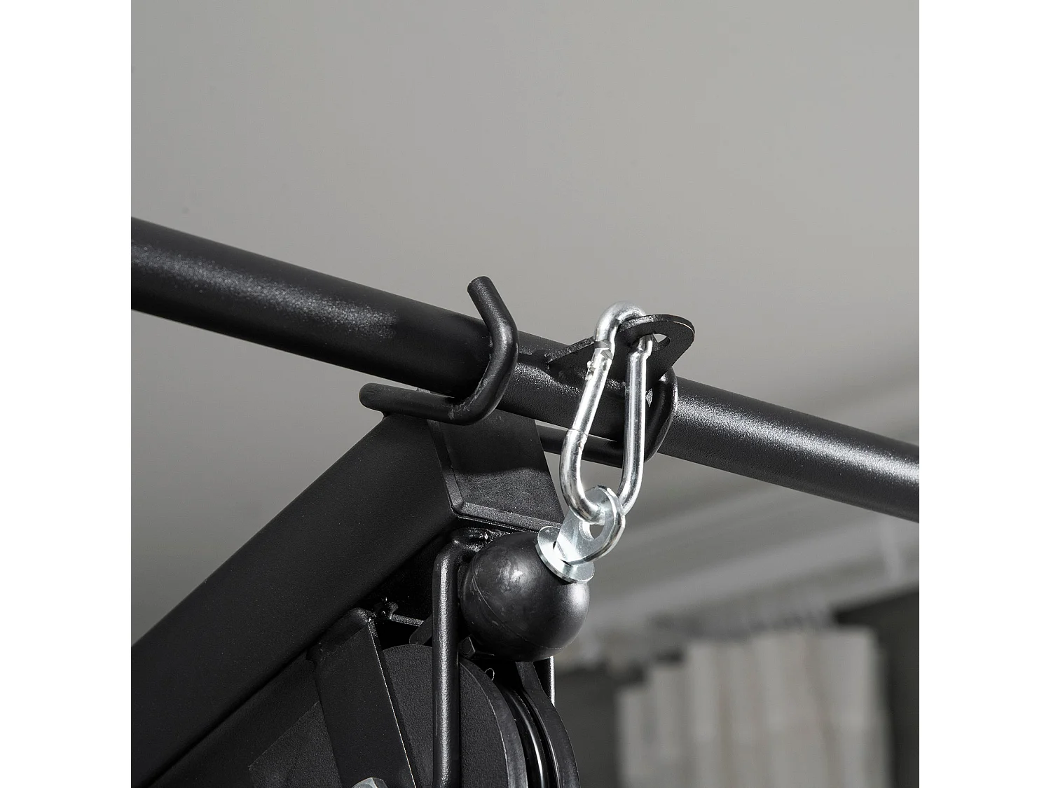 Máquina Multi Estação de Musculação - Ginásio Completo em Casa, Peso 65 kg, Preto e Vermelho