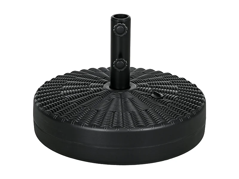 Base Recarregável para Chapéu de Sol com Água ou Areia - Suporte Estável e Elegante