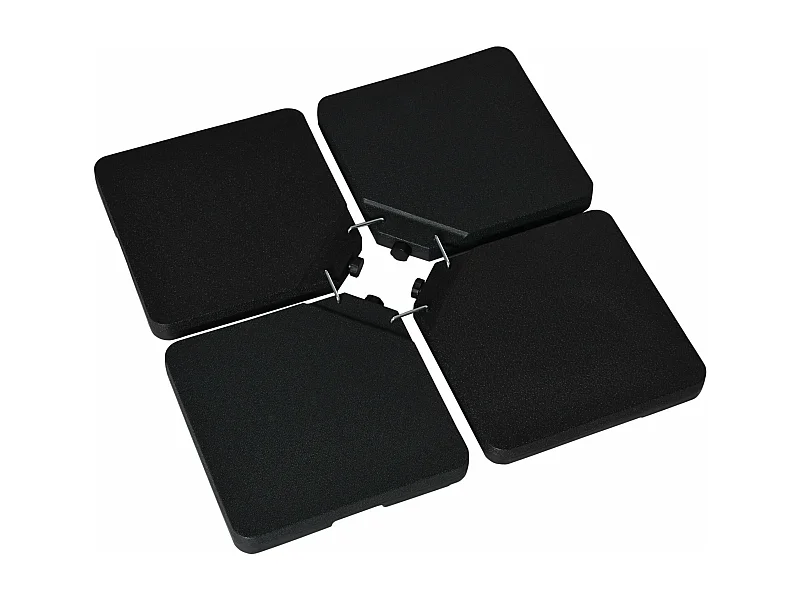 Conjunto de Pesos Outsunny para Base de Chapéu de Sol - 4 Peças de Alta Estabilidade