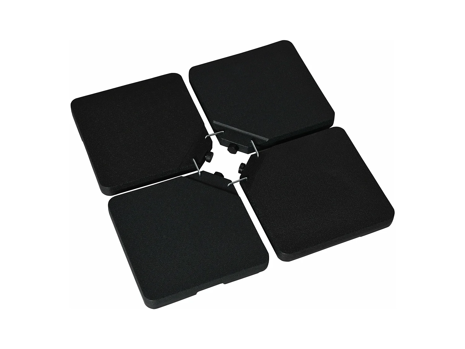 Conjunto de Pesos Outsunny para Base de Chapéu de Sol - 4 Peças de Alta Estabilidade