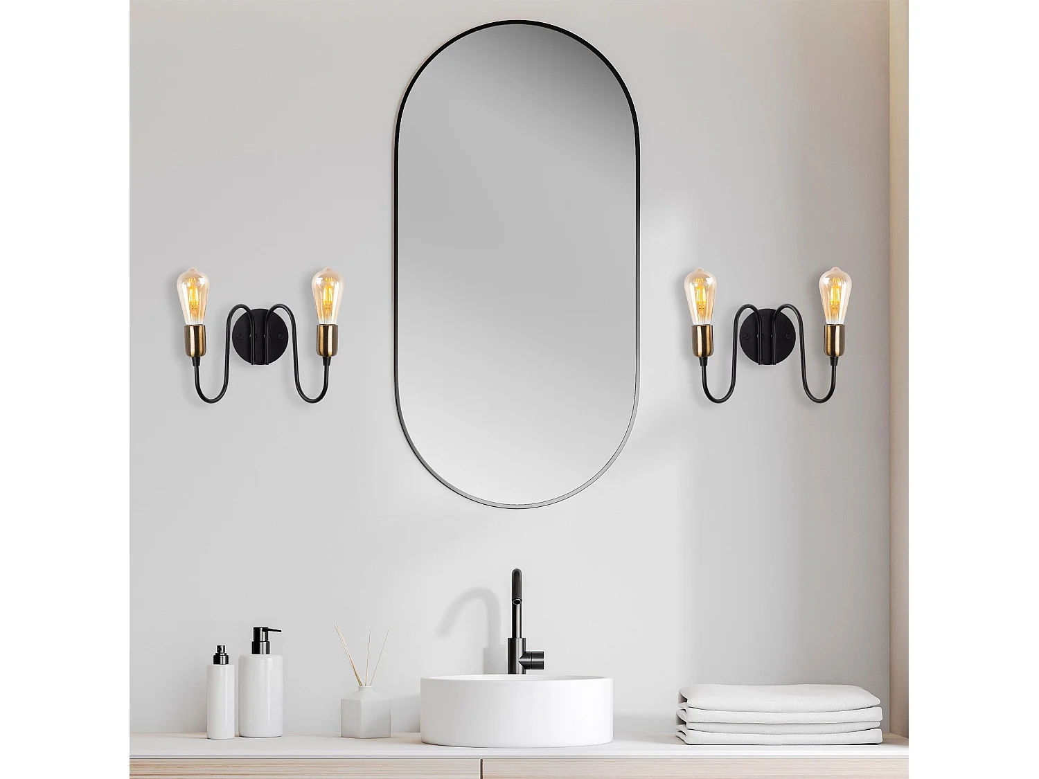 Candeeiro de Parede Metálico Firat 11521 - Elegância e Sofisticação para o Seu Espaço